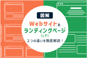 【図解】Webサイトとランディングページ（LP）の違いを徹底解説