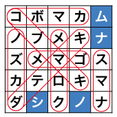 お節料理の名前を探そう